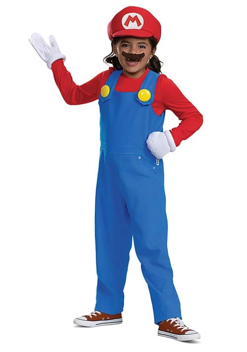 Super Mario Bros Premium Mario Costume for Kids - US 6957