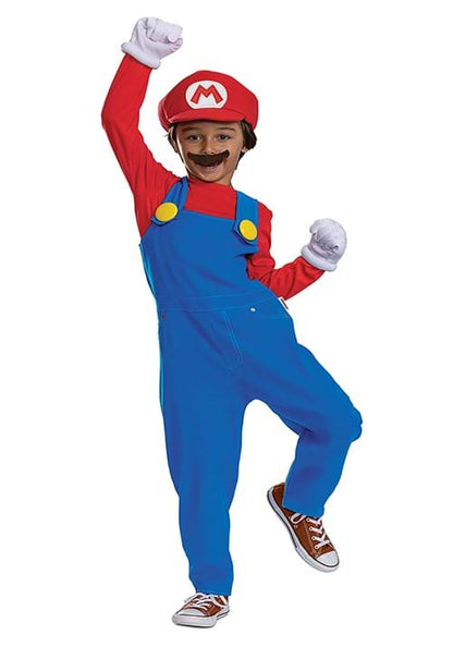 Super Mario Bros Premium Mario Costume for Kids - US 6957
