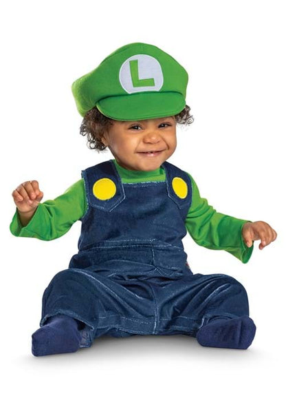 Super Mario Bros Posh Luigi Infant Costume - US 5427