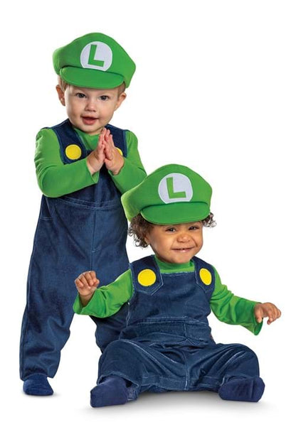 Super Mario Bros Posh Luigi Infant Costume - US 5427