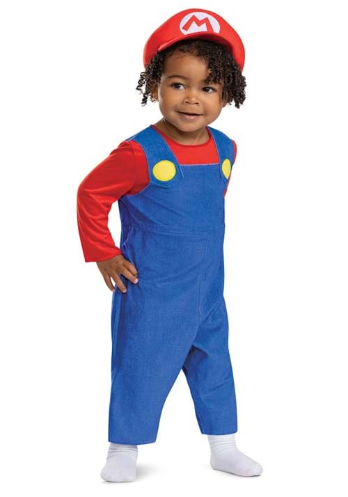 Super Mario Bros Posh Mario Costume for Infants - US 8105
