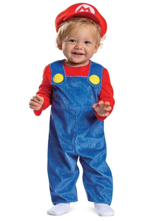 Super Mario Bros Posh Mario Costume for Infants - US 8105