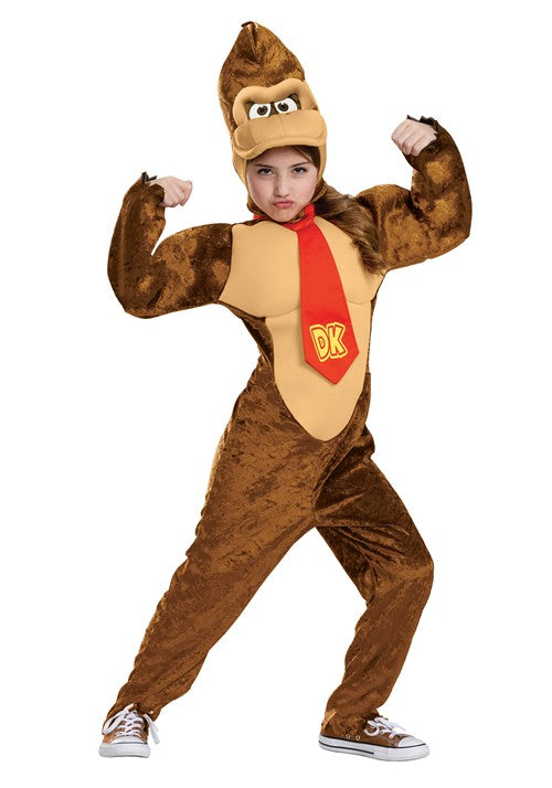 Kid's Super Mario Brothers Donkey Kong Deluxe Costume - US 6999