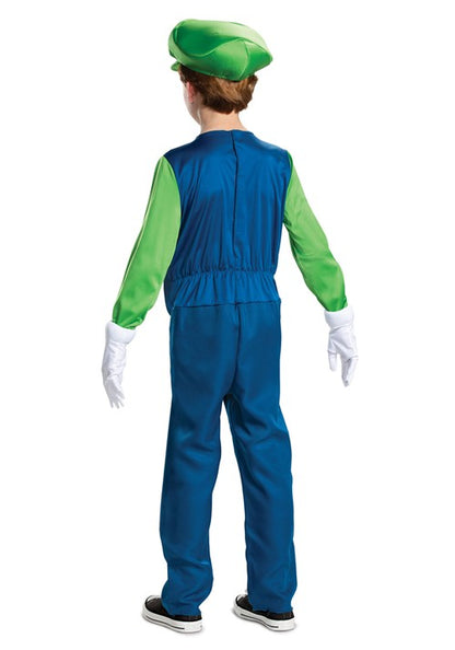 Super Mario Brothers Boys Luigi Deluxe Costume - US 0184