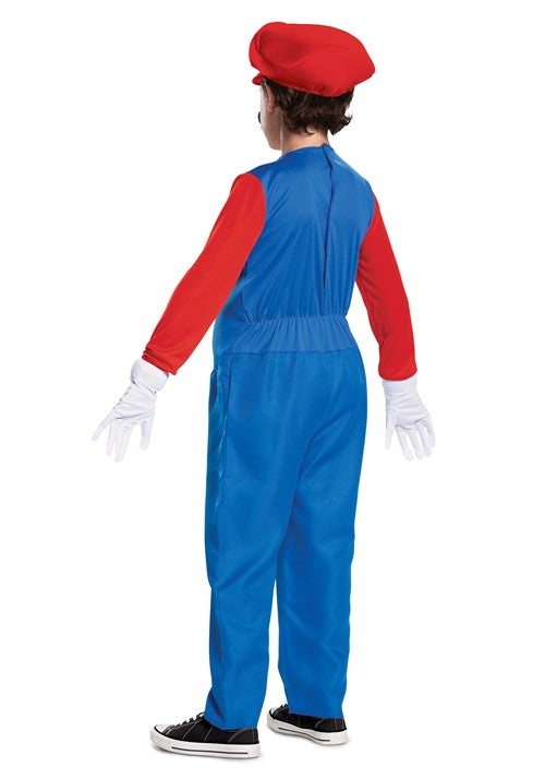 Super Mario Brothers Boys Mario Deluxe Costume - US 7831