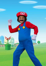 Super Mario Brothers Boys Mario Deluxe Costume - US 7831