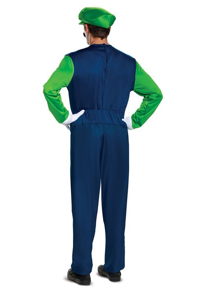 Super Mario Brothers Men's Luigi Deluxe Costume - US 5298
