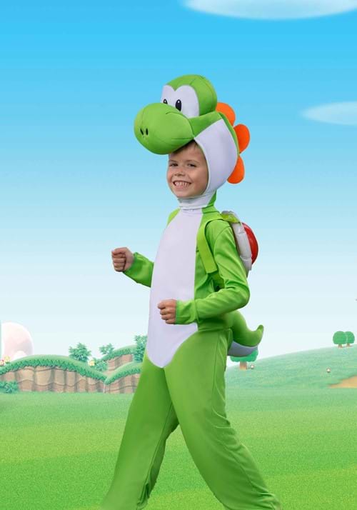 Kid's Super Mario Brothers Yoshi Deluxe Costume - US 6586