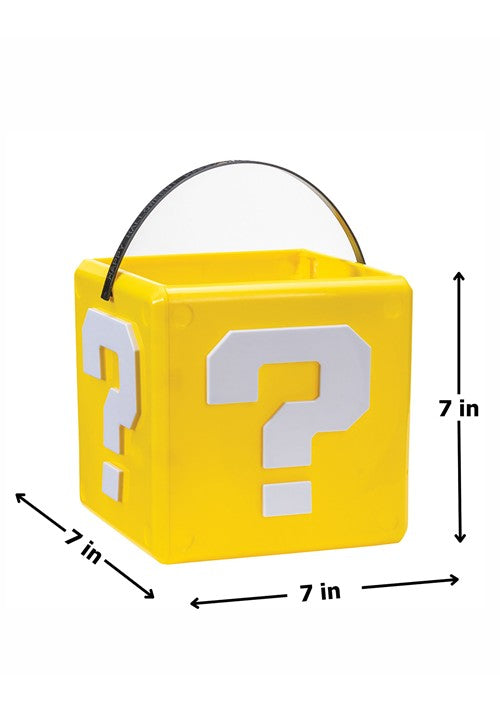 Super Mario Question Block Treat Pail - US 7279