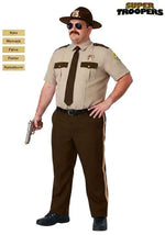 Plus Size Super Troopers State Trooper Costume for Adults - US 3581