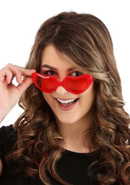 Red Sweetheart Costume Glasses - US 2037