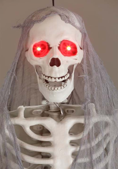 55-Inch Talking Skeleton Prisoner Halloween Prop - US 2392