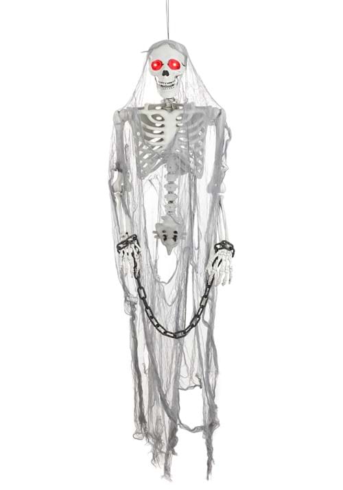 55-Inch Talking Skeleton Prisoner Halloween Prop - US 2392