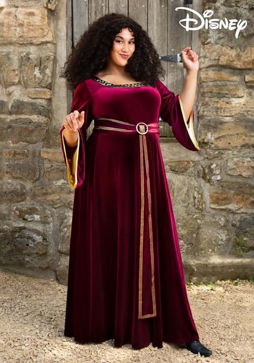 Mother Gothel Costume for Plus Size Women from Disney's Tangled - US 9945