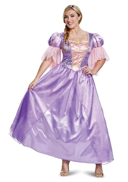 Plus Size Women's Deluxe Tangled Rapunzel Costume - US 8674