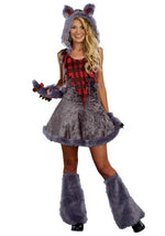 Teen Full Moon Sassy Werewolf Costume - US 8996