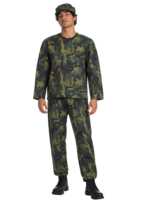 Teen Jungle Fighter Commando Costume - US 2696