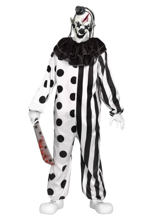 Boy's Killer Clown Costume for Teen - US 0827
