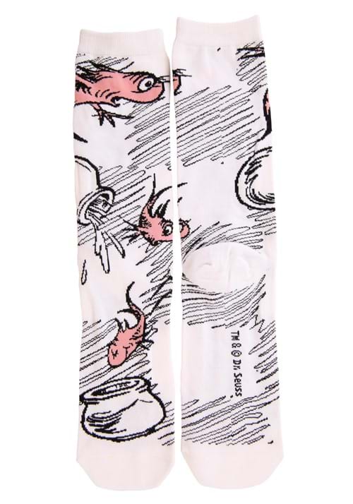 The Cat in the Hat Adult Crew Sock Set - US 8886