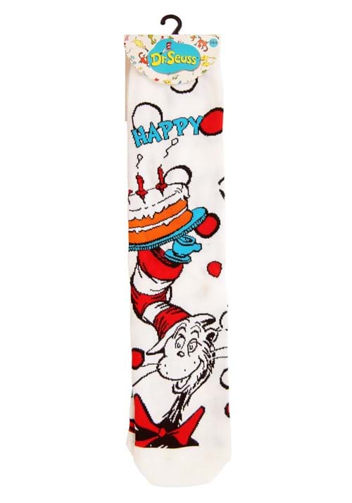 The Cat in the Hat Birthday Crew Socks for Adults - US 2938