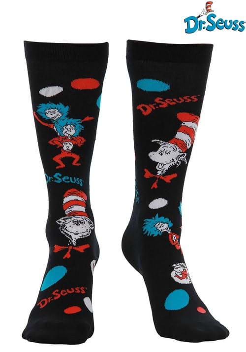 The Cat In The Hat Pattern Socks Adult's - US 0898