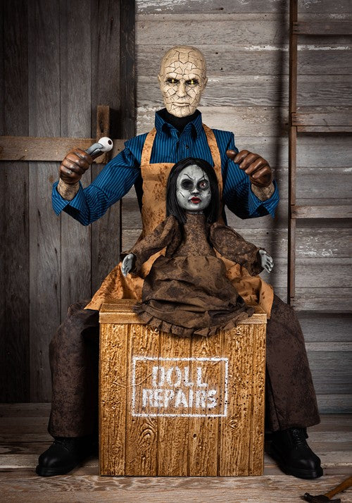 5.9FT The Doll Maker's Curse Animatronic Decoration - US 1258