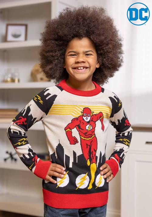 Kid's The Flash Ugly Sweater - US 6703