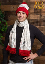 The Hobbit Knit Hat & Scarf Set for Adults - US 9291