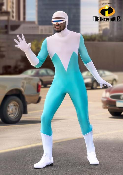 Men's Disney and Pixar The Incredibles Deluxe Frozone Costume - US 5943