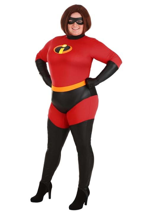 The Incredibles Deluxe Plus Size Mrs. Incredible Costume for Women - US 8629