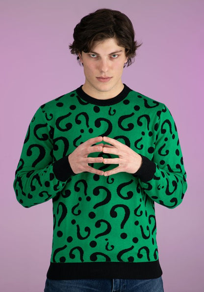 The Riddler Adult Christmas Sweater - US 7969