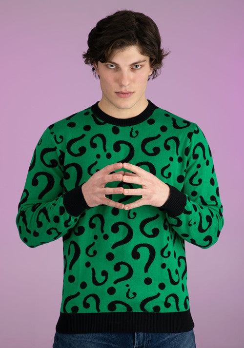 The Riddler Adult Christmas Sweater - US 7969