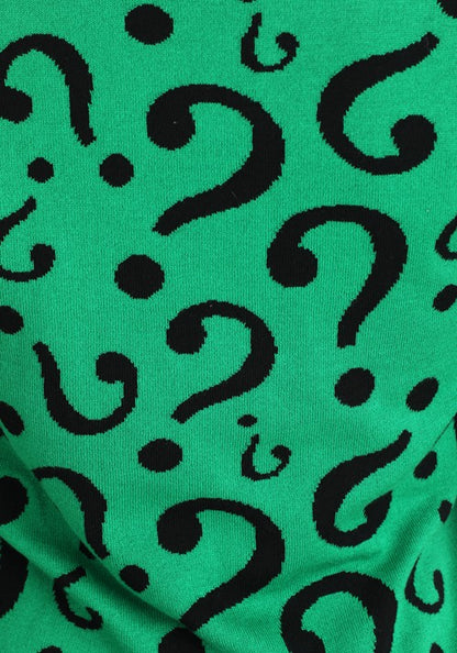 The Riddler Adult Christmas Sweater - US 7969
