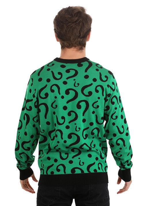 The Riddler Adult Christmas Sweater - US 7969