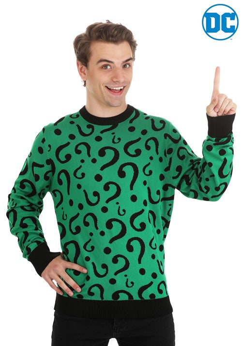The Riddler Adult Christmas Sweater - US 7969
