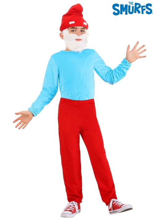 The Smurfs Papa Smurf Costume for Boys - US 9847
