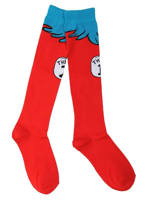 Dr. Seuss Thing 1 & 2 Costume Socks for Kids - US 4296