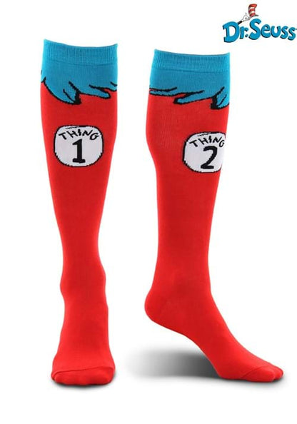 Dr. Seuss Thing 1 & 2 Costume Socks for Kids - US 4296