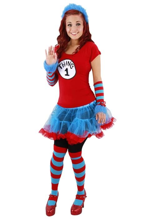 Thing 1 & Thing 2 Striped Knee High Socks - US 1806