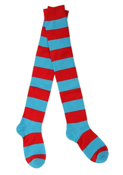 Thing 1 & Thing 2 Striped Knee High Socks - US 1806