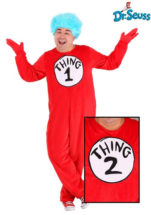 Thing 1&2 Adult Plus Size Costume - US 2669