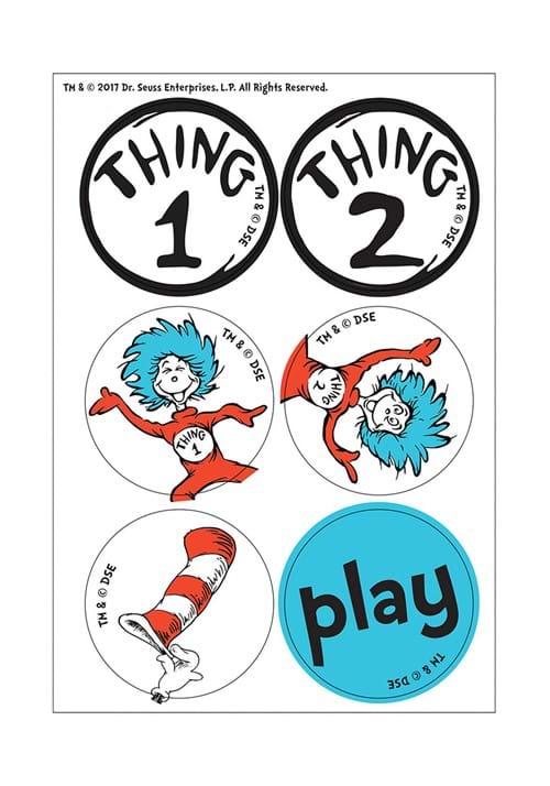 Thing 1 & Thing 2 Bricky Blocks Build-On Snapback Hat Kit - US 1359