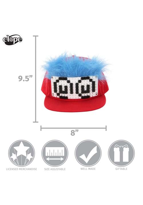 Thing 1 & Thing 2 Bricky Blocks Build-On Snapback Hat Kit - US 1359