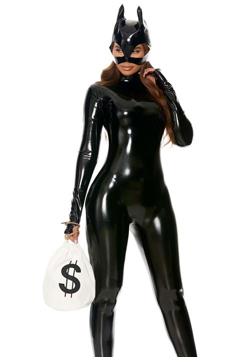 Throw It in the Bag Sexy Cat Burglar Women's Costume - US 9472