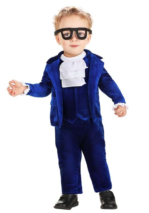 Boy's 60s Blue Swinger Toddler Costume - US 6484
