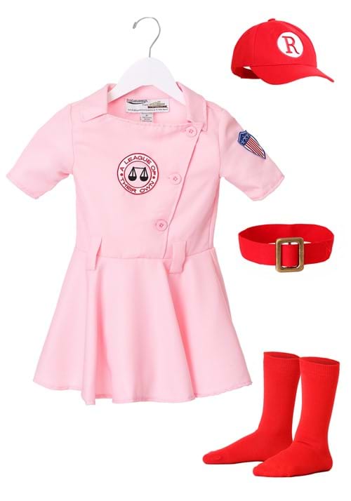 Girl's Toddler A League of Their Own Dottie Costume - US 1677