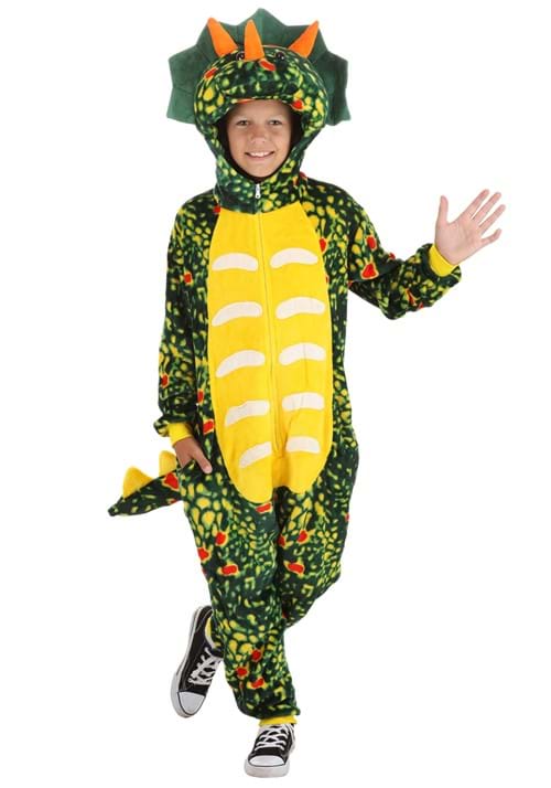 Green Triceratops Onesie for Toddler and Kids - US 3101