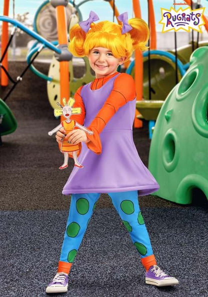 Girl's Nickelodeon Rugrats Toddler Angelica Costume - US 8092