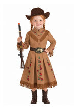 Girl's Annie Oakley Cowgirl Toddler Costume - US 7112