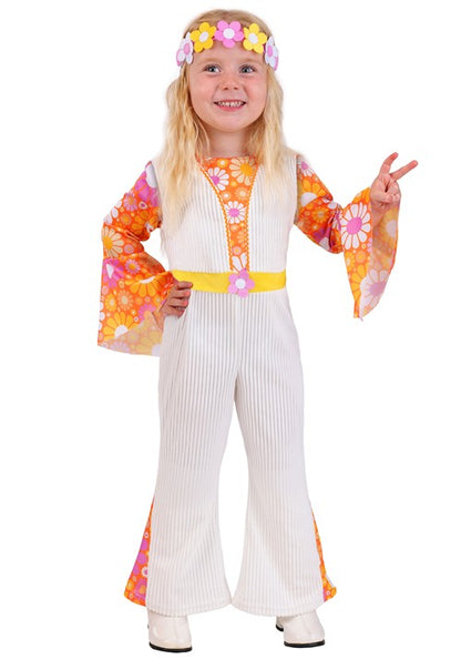 Toddler Bell Bottom Hippie Costume - US 8066